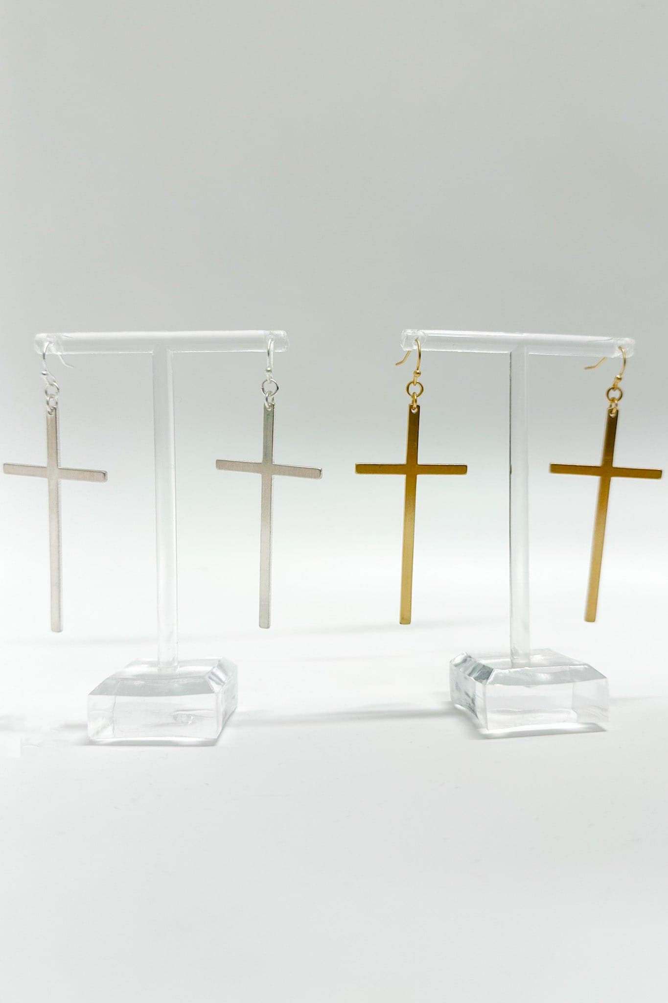  Taylar Cross Drop Earrings - kitchencabinetmagic