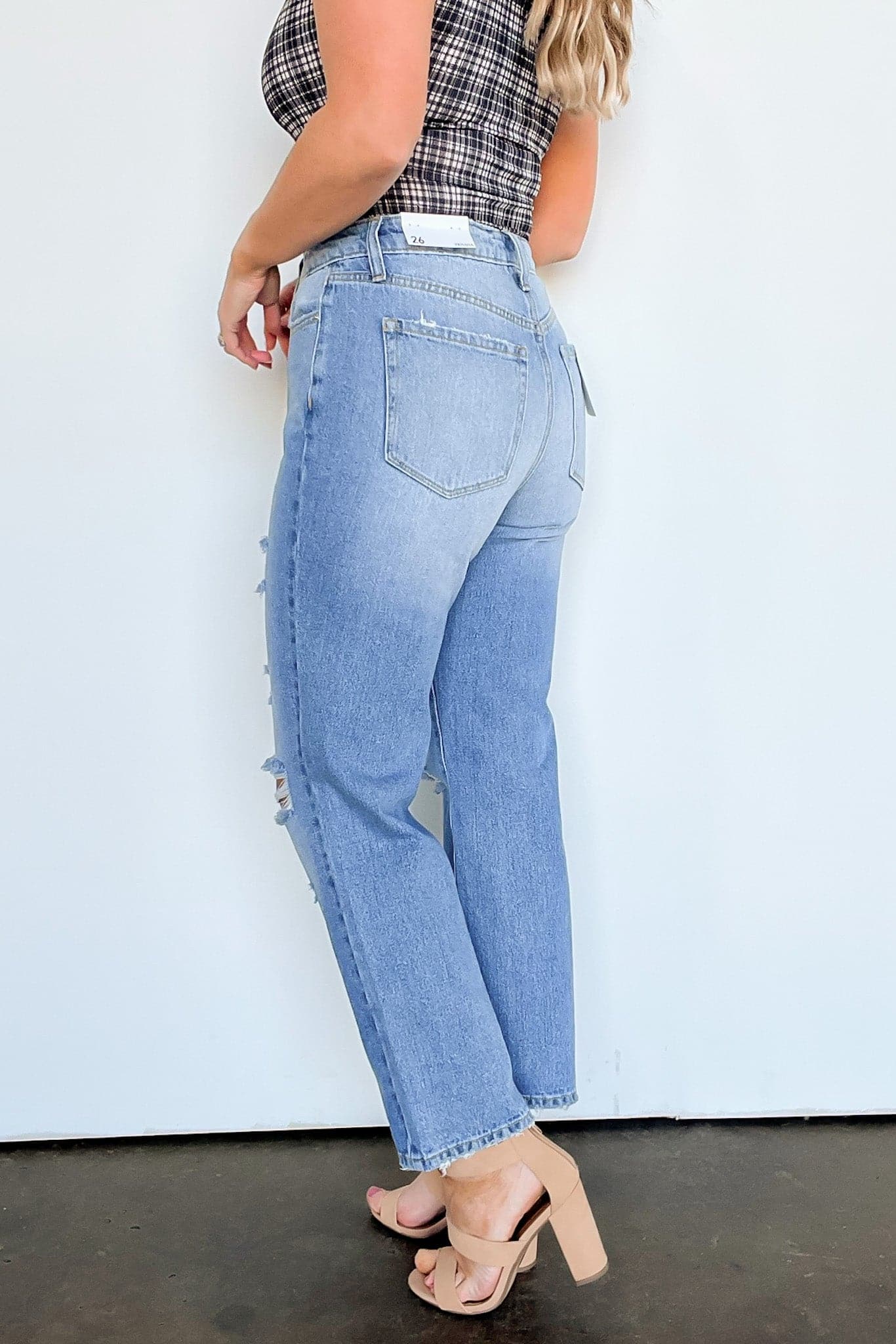  Tracilynn Distressed Mom Jeans | BACK IN STOCK - kitchencabinetmagic