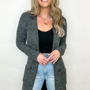  Trinitie Notched Knit Cardigan - FINAL SALE - kitchencabinetmagic