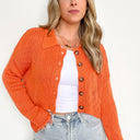  Truro Slouchy Cropped Button Down Cardigan - FINAL SALE - kitchencabinetmagic