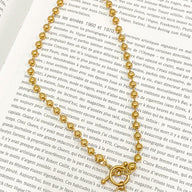 Gold Vanda Star Toggle Necklace - FINAL SALE - kitchencabinetmagic