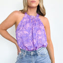  Whimsical Wishes Floral Smocked Top - BACK IN STOCK - kitchencabinetmagic
