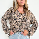  Wilde Life Animal Print Top - FINAL SALE - kitchencabinetmagic