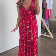 Sunshine Fields Floral Maxi Dress - BACK IN STOCK