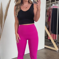 Moving Right Along Athletic High Waist Leggings - BACK IN STOCK