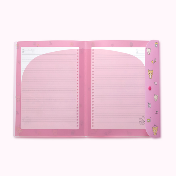 San-x Rilakkuma Clear Folder - 10 Pockets