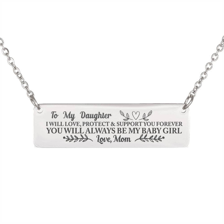Shopeholic:FREE Mom's Love Horizontal Bar Necklace