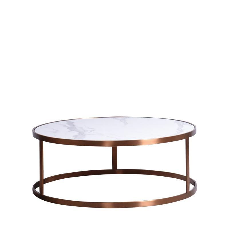 round white top coffee table