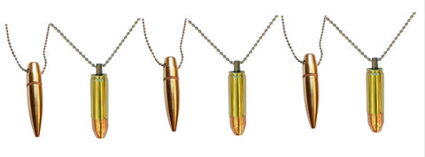 50 bmg necklace bullet pendant necklace