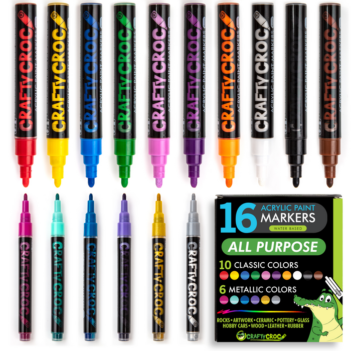 Acrylic Paint Markers - Perfect for Rock Painting