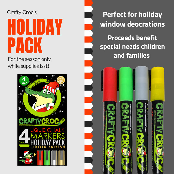 Holiday 4 Pack - Limited Edition Chalk Markers