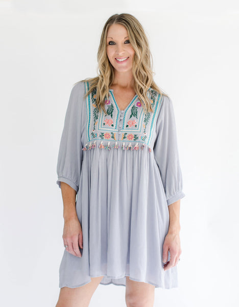 button down tank dress