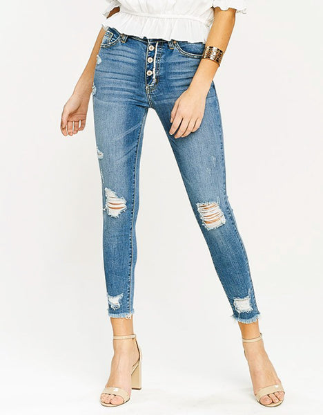 kancan fringe jeans