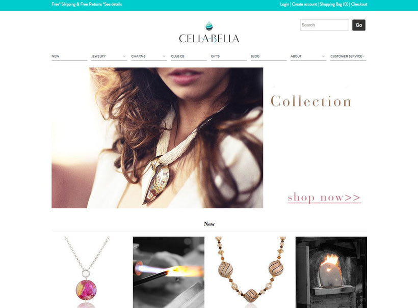 Cella Bella Jewelry Shopify Store