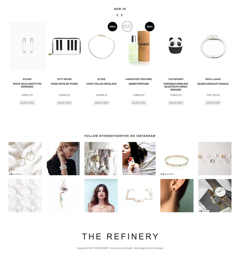 The Refinery Shopify Store