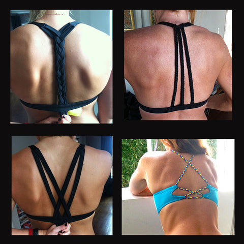 bikini back collage