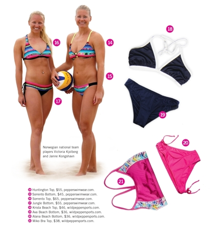 Pepper Swimwear in Volleyball Magazine