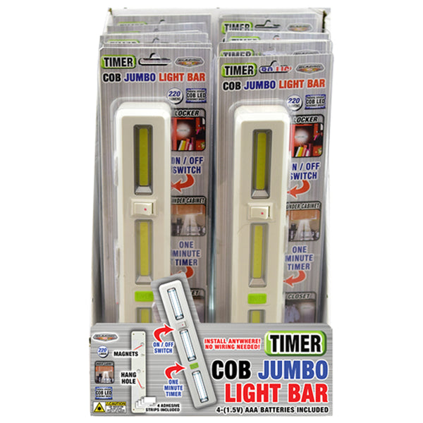 Shawshank Blazing LEDz 12-1/4 in. L White Battery Powered COB LED Light Bar 220 lumens (Pack of 12)