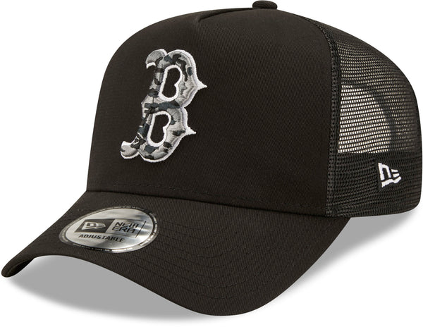 red sox camo trucker hat