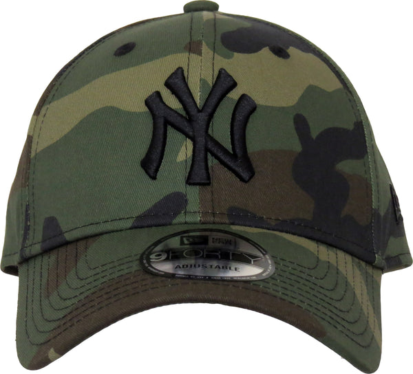 New York Yankees New Era 940 Kids Camo Baseball Cap 