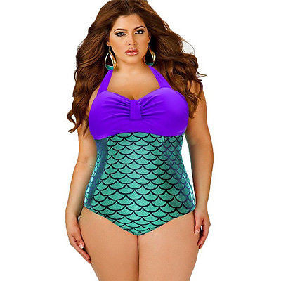 green plus size bathing suit