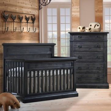 baby dresser and crib set