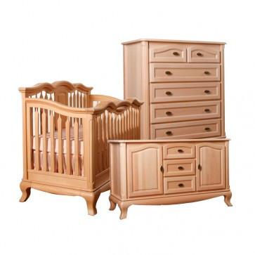 Romina Cleopatra 3 Piece Nursery Set Crib Baby Station Posh