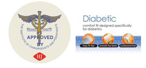 Diabetic Socks - Endorsed by the Institute of Chiropodists and Podiatrists