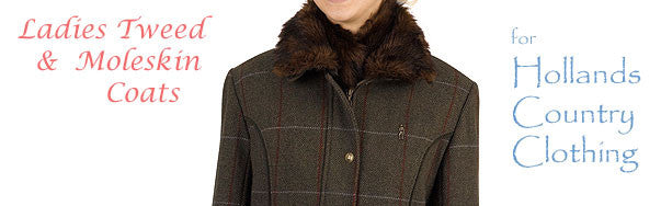 Ladies Country Tweed Coats and Jackets At Holland's Country Clothing