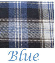 Blue tartan plaid for skye shirt