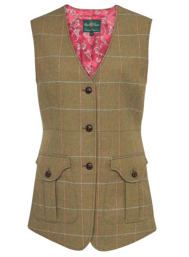 Combrook Meadow Tweed Tailored Waistcoat by Alan Paine