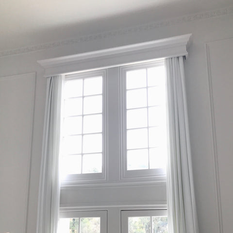 renovation custom made white curtains in bel air california