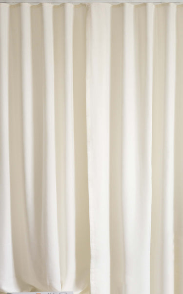 Loft Curtains Ripple fold custom curtains 60% fullness 