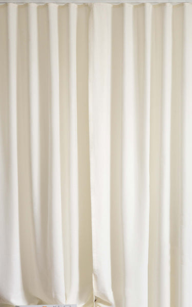 Loft Curtains Ripple Fold heading 80% fullness sheer