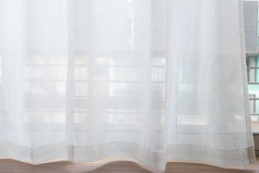 belgian linen white sheer by loft curtains curtom