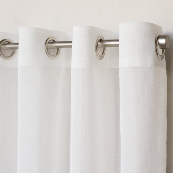 grommet custom drapery by loft curtains in white