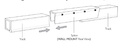 wall mounted ripple fold curtains track install splice