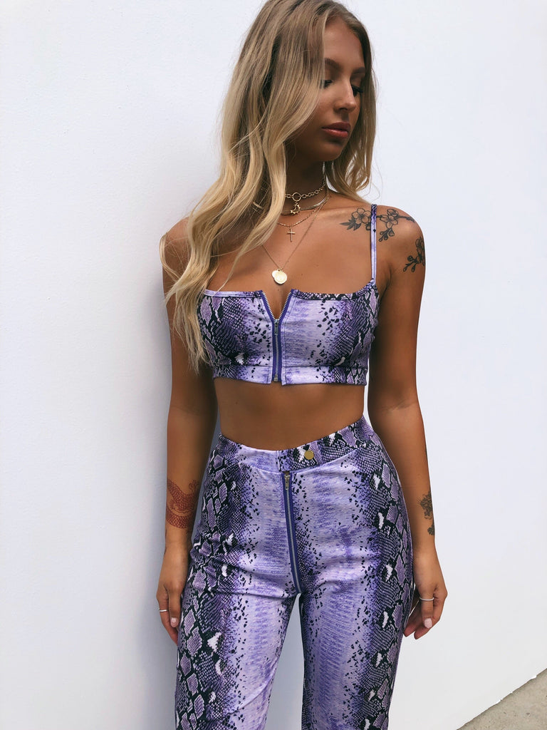 REINA TWO PIECE SET PURPLE