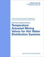 ASSE (PLUMBING) 1017-2009 Performance Requirements for Temperature Actuated Mixing Valves for Hot Water Distribution Systems