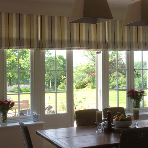 luxury roman blinds for kitchen