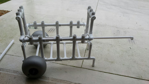 Folding PVC Fishing Cart