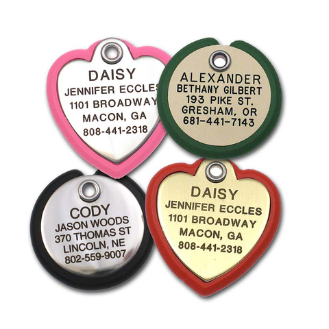 Plastic Frame Cat Tags