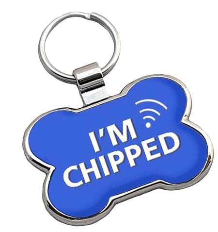 ID Tag reading "I'm Chipped"