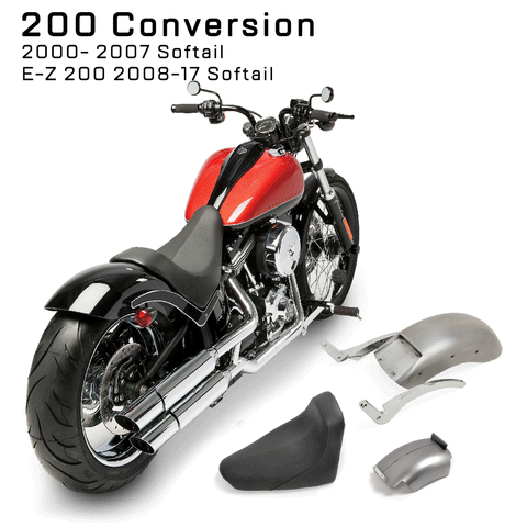 EZ 200 Rear fender conversion