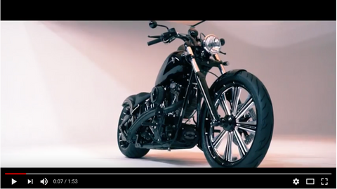 Heartland USA 250 Wide Tire Kit on Harley Davidson Deuce