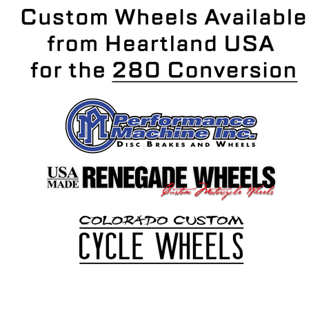 280mm tire wheel Options