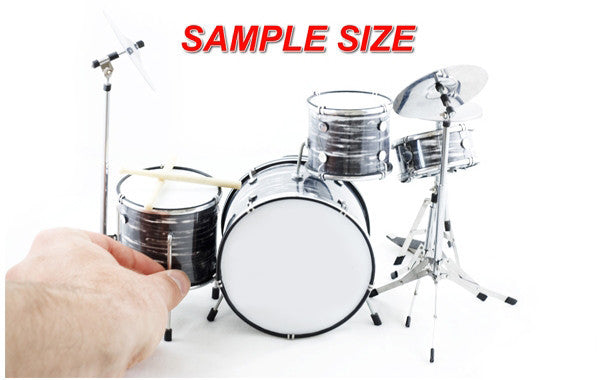 Complete set METALLICA miniature drum set with guitars and amps Mini drum set 
