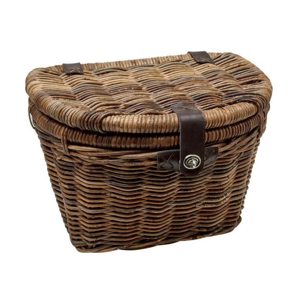 electra rattan pannier basket