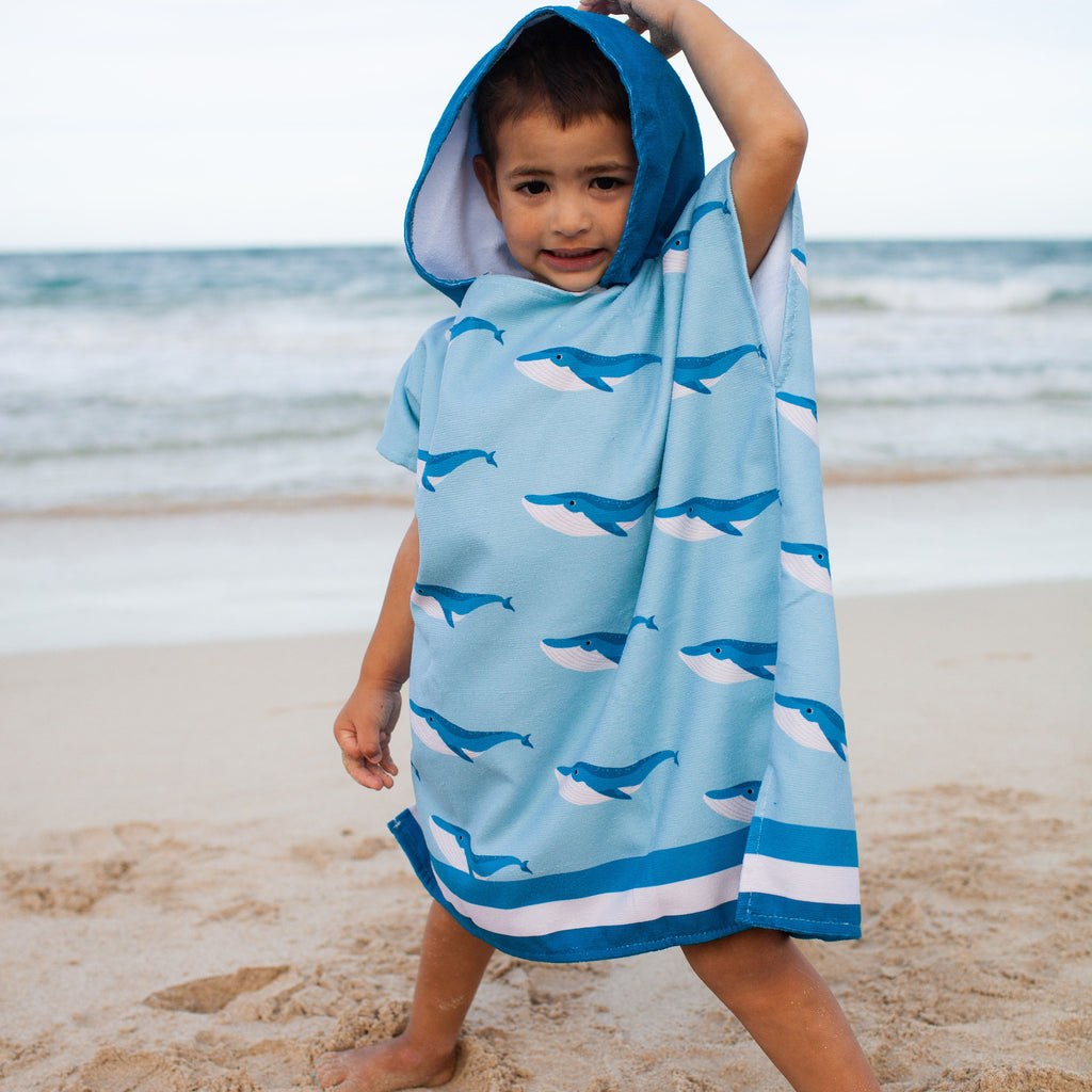 Baby & Children Aloha Wear Humpback Whale Hooded Beach towel - Sweet Thepromisedlanduk