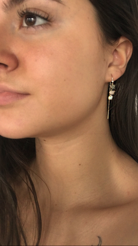 Chemistry Jewelry Tai thread earrings